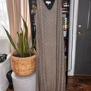 Vintage Harlow Sleeveless Maxi Dress